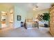 Bedroom with neutral tones and ceiling fan at 1508 Ten Palms Ct, Las Vegas, NV 89117