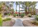 Tranquil courtyard with lush landscaping and meandering pathways, creating a peaceful environment at 1830 N Buffalo Dr # 1091, Las Vegas, NV 89128