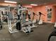 Community gym featuring weightlifting equipment and treadmills, providing a comprehensive workout area at 1830 N Buffalo Dr # 1091, Las Vegas, NV 89128