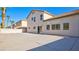 Large concrete backyard, ideal for low-maintenance outdoor living, with view of rear home elevation at 1890 Bova Matrina Ct, Las Vegas, NV 89123