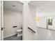 Bright powder room with modern fixtures located off main entry at 2407 Ridgeline Wash St, Las Vegas, NV 89138