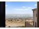 A beautiful view overlooking the city skyline from a high vantage point at 2407 Ridgeline Wash St, Las Vegas, NV 89138