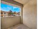 Comfortable patio area with a view of the community and plenty of natural light at 3151 Soaring Gulls Dr # 2034, Las Vegas, NV 89128