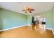 Spacious living room with hardwood floors and a peek at the living room at 3381 Biscayne Bay Dr, Las Vegas, NV 89117