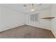 Neutral bedroom with carpet and natural light from one window at 5240 Las Cruces Dr, Las Vegas, NV 89130