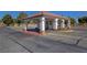 View of the community entry gate at 5240 Las Cruces Dr, Las Vegas, NV 89130