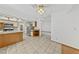 Eat-in kitchen features granite countertops, stainless appliances, and modern lighting at 5240 Las Cruces Dr, Las Vegas, NV 89130