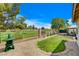 Manicured backyard with a view of the golf course at 5508 Lochmor Ave, Las Vegas, NV 89130