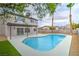Backyard pool area with a covered patio, perfect for outdoor entertaining and relaxation at 5629 Caladonia Ave, Las Vegas, NV 89110