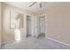 Small bedroom with a closet and lots of sunlight at 6365 Diego Dr, Las Vegas, NV 89156