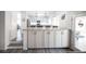 Kitchen with a big island, stainless appliances, plenty of cabinets, and easy access to the backyard at 810 Roaring Falls Ave, Henderson, NV 89052