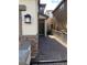 Close up of front door and brick pathway entrance to this home at 8111 Switchback Run St, Las Vegas, NV 89166