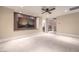 Large bonus room with a built-in media center and ample space for entertainment or relaxation at 8808 Rozetta Ct, Las Vegas, NV 89134