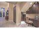 Comfortable office space with custom built-ins and natural lighting, ideal for a productive work environment at 8808 Rozetta Ct, Las Vegas, NV 89134
