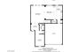 Detailed first floor plan showcasing the layout with living spaces, kitchen, and office at 8992 Sparkling River Ct, Las Vegas, NV 89178