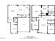 Complete floor plans of both floors, illustrating the home's layout and room dimensions at 8992 Sparkling River Ct, Las Vegas, NV 89178