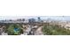 Gorgeous aerial view showcasing community, golf course, and Las Vegas skyline at 915 Vegas Valley Dr # 4, Las Vegas, NV 89109