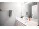 Bathroom with a white marble countertop, modern fixtures, and a clean, functional design at 915 Vegas Valley Dr # 4, Las Vegas, NV 89109