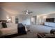 Expansive main bedroom with and closets and ensuite bathroom access at 915 Vegas Valley Dr # 4, Las Vegas, NV 89109