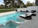 Inviting pool with sun loungers and patio seating, perfect for outdoor relaxation and entertaining at 916 Vegas Valley Dr, Las Vegas, NV 89109
