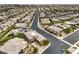 Aerial view of the house in a Primary planned community showing the neighborhood's layout at 9928 Regency Square Ave, Las Vegas, NV 89148