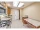 Spacious kitchen features granite countertops, stainless appliances, and ample cabinet space at 9948 Bundella Dr, Las Vegas, NV 89134
