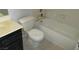 Bathroom with toilet and tub at 1675 Jupiter Ct # C, Las Vegas, NV 89119