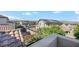 This is an empty balcony that has an expansive view of neighboring rooftops with solar at 234 Polaris Ridge Ave, Henderson, NV 89011