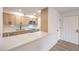 Modern kitchen featuring stainless steel appliances and a breakfast bar at 2606 S Durango Dr # 117, Las Vegas, NV 89117