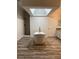Bright bathroom featuring a soaking tub, walk-in shower and dual sink vanity at 2637 Red Rock St # 202, Las Vegas, NV 89146