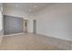 Open living room with accent wall and tile flooring at 3200 Ridgecliff St, Las Vegas, NV 89129