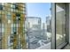 Stunning city views from the unit's large window at 3722 Las Vegas Blvd # 2509, Las Vegas, NV 89158