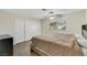 A comfortable bedroom with hardwood floors, a window, and ample closet space at 423 Golden Valley Dr, Henderson, NV 89002