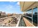 Long balcony offering city views and access to fresh air with floor to ceiling glass at 4471 Dean Martin Dr # 1210, Las Vegas, NV 89103