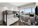 Bedroom with bunk beds and a wall of windows offering a panoramic city view at 4471 Dean Martin Dr # 1210, Las Vegas, NV 89103