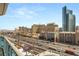 City view highlighting prominent hotels and the Las Vegas Strip from an elevated position at 4471 Dean Martin Dr # 1210, Las Vegas, NV 89103