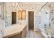 Bathroom features vanity with ample counter space, and a shower-tub combination at 5044 Signal Dr, Las Vegas, NV 89130