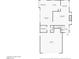 Detailed black and white floorplan layout showing all rooms and layout of the home at 5044 Signal Dr, Las Vegas, NV 89130