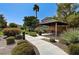 Community park featuring a shaded picnic area and well-maintained landscaping at 5216 Aztec Heights St, North Las Vegas, NV 89081