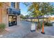 Charming grocery store entrance with outdoor dining area and serene lakeside view at Lake Las Vegas at 54 Mirage View Dr, Henderson, NV 89011