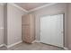 Bright bedroom with closet and neutral decor, offering a cozy retreat at 5404 Ireland St, Las Vegas, NV 89149