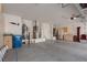 Large three-car garage offering lots of space and storage possibilities, great for projects and organization at 5404 Ireland St, Las Vegas, NV 89149
