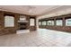 Spacious living room features a fireplace with decorative stone accents at 5404 Ireland St, Las Vegas, NV 89149