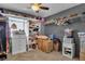 Walk-in closet with ample shelving and storage solutions, perfect for organizing clothes and accessories at 5424 Neosho St, Las Vegas, NV 89120
