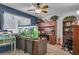 Cozy office space with built-in shelving, desk, and room for a comfortable workspace at 5424 Neosho St, Las Vegas, NV 89120