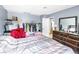 Main bedroom with large closet and neutral paint at 5600 W Bartlett Ave, Las Vegas, NV 89108