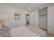 Comfortable bedroom features closet, soft bedding and calming decor at 5904 Apple Valley Ln, Las Vegas, NV 89108