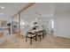 Open-concept dining area adjacent to the modern kitchen, perfect for entertaining at 5904 Apple Valley Ln, Las Vegas, NV 89108