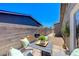 Cozy patio area with comfortable seating, perfect for outdoor dining and relaxation at 5904 Apple Valley Ln, Las Vegas, NV 89108