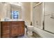 Well-maintained bathroom with a vanity, toilet, and shower-tub combination at 6520 Turtle Hill Rd, Las Vegas, NV 89110
